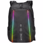 Gaming Backpack for Laptop Marvo BA-02 LED light, up to 15.6", Black