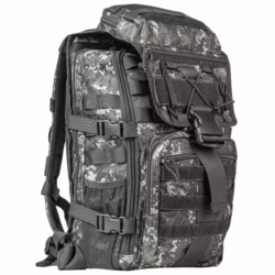 Laptop Backpack up to 15.6" Genesis Pallad 450 Camo, Black/Grey | NBG-1726 - www.foyzo.com - side/front