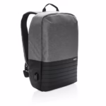 Laptop Backpack Swiss Peak Anti-Theft RFID, up to 15.6", Anti-Theft, Grey/Black