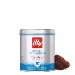 illy Decaffeinated 125 g. ground coffee