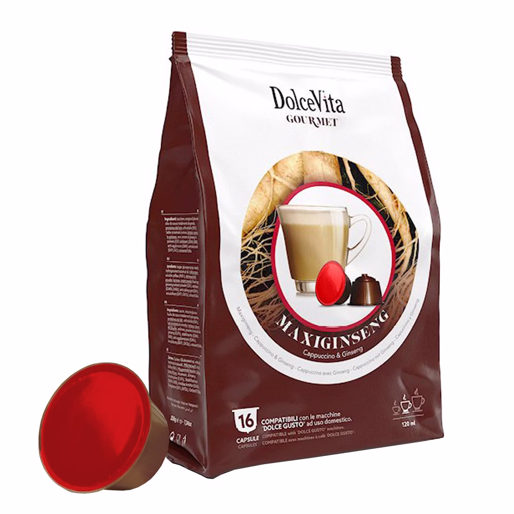 Vita Maxi Ginseng - Dolce Vita 16 pods for Dolce Gusto