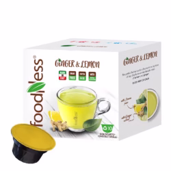 Ginger & Lemon Tea - FoodNess 10 pods for Dolce Gusto