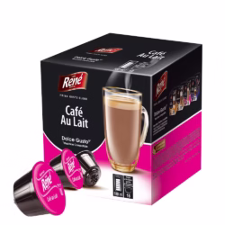 René Café au Lait - René 16 pods for Dolce Gusto