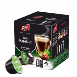 René Hazelnut Coffee - Café René 16 pods for Dolce Gusto