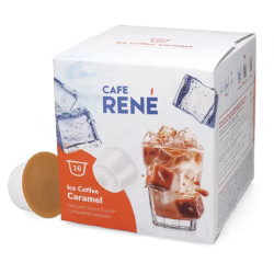 René Ice Coffee Caramel 16 pods for Dolce Gusto