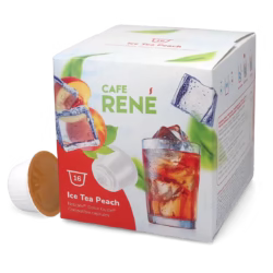 René Peach Ice Tea - Café Rene 16 pods for Dolce Gusto