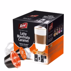René Caramel Latte Macchiato - René 16 pods for Dolce Gusto