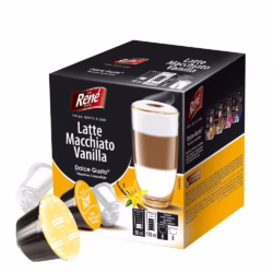 René Vanilla Latte Macchiato - René 16 pods for Dolce Gusto