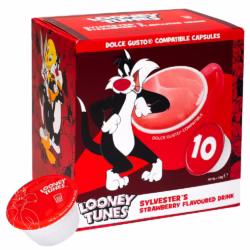 Tunes Sylvester's Strawberry - Looney Tunes 10 pods for Dolce Gusto