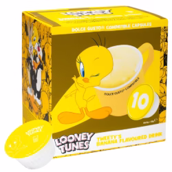 Tunes Tweety's Banana - Looney Tunes 10 pods for Dolce Gusto