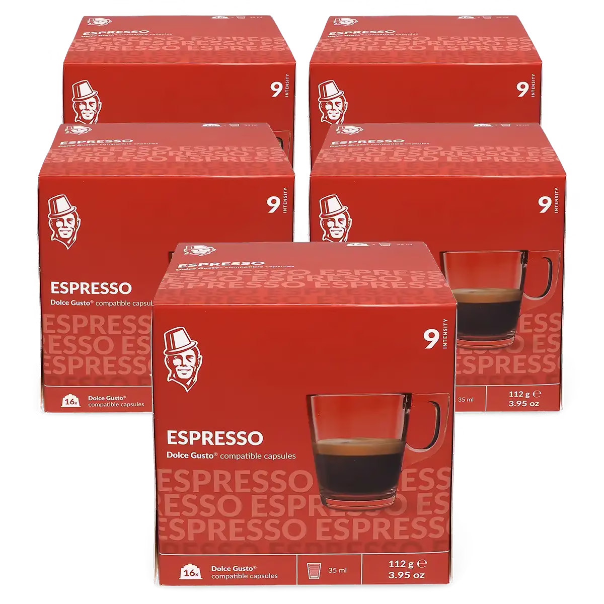 Espresso - Everyday Coffee 80 pods for Dolce Gusto