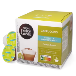 Nescafé Cappuccino Skinny & Unsweetened 16 pods for Dolce Gusto