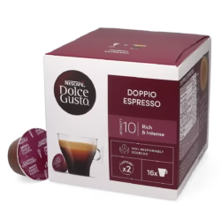 Nescafé Espresso Doppio 16 capsules for Nescafé Dolce Gusto