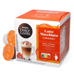 Nescafé Caramel Latte Macchiato 16 pods for Dolce Gusto