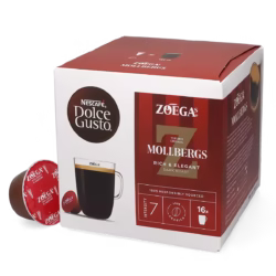 Nescafé Zoégas Mollberg 16 pods for Dolce Gusto