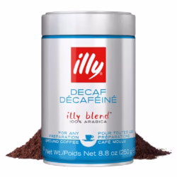 illy Decaffeinated 250 g ground coffee