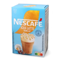 Iced Latte Vanilla - Nescafé® 7 sticks of instant coffee