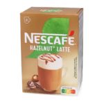 Hazelnut Latte - Nescafé® 8 sticks of instant coffee