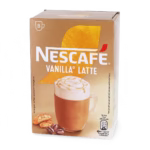 Nescafé Vanilla Latte 8 Instant Coffee Sachets