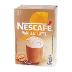 Nescafé Vanilla Latte 8 Instant Coffee Sachets