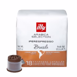 illy Brasil 18 pods for illy iperEspresso