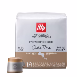 illy Costa Rica 18 pods for illy iperEspresso