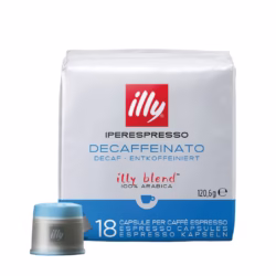 illy Decaffeinato 18 pods for illy iperEspresso