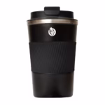 Stainless Steel Thermal Mug - Kaffekapslen With silicone grip – 350ml.