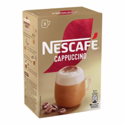 Nescafé Cappuccino 8 Instant Coffee Sachets
