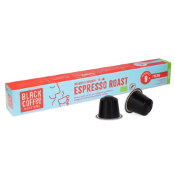 Coffee Roasters Espresso Roast - Black Coffee Roasters 10 pods for Nespresso®