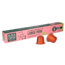 Coffee Roasters Lungo Peru - Black Coffee Roasters 10 pods for Nespresso®
