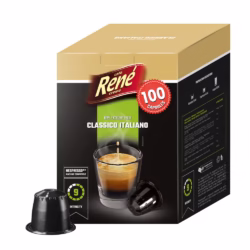 René Espresso Classico Italiano - Cafe Rene 100 pods for Nespresso®