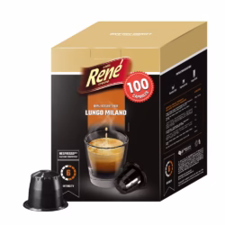 René Lungo Milano - Cafe Rene 100 pods for Nespresso®
