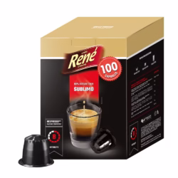 René Sublimo - Cafe Rene 100 pods for Nespresso®