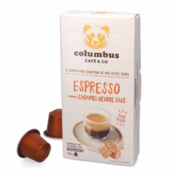 Salted Caramel Espresso - Columbus 10 pods for Nespresso®