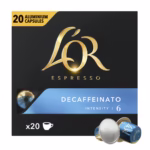 L'OR Decaffeinated Espresso 20 pods for Nespresso®