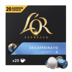 L'OR Decaffeinated Espresso 20 pods for Nespresso®