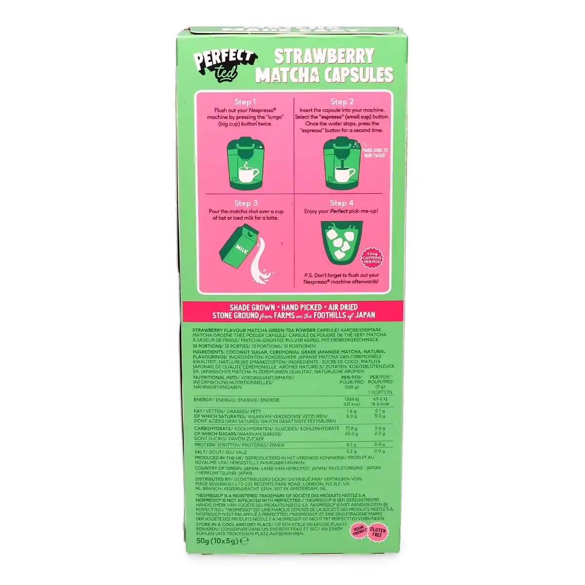 Strawberry Matcha 10 pods for Nespresso® - Image 4