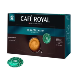 Royal Decaffeinated Espresso - Café Royal 50 Capsules for Nespresso Pro®