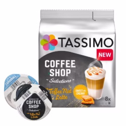 Shop Selections Toffee Nut Latte - Coffee Shop Selections 16 pods for Tassimo