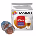 Gevalia Latte Macchiato Less Sweet 16 pods for Tassimo