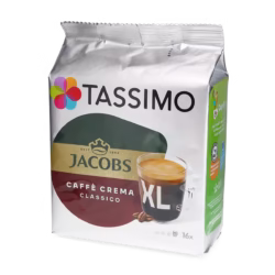 Jacobs XL Caffé Crema 16 pods for Tassimo