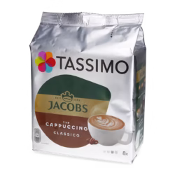 Jacobs Cappuccino Classico 16 pods for Tassimo