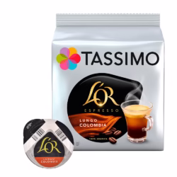 L'OR Lungo Colombia 16 pods for Tassimo