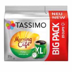 Filter Morning Café XL 21 pods for Tassimo