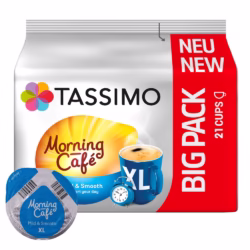 Morning Café XL Mild & Smooth 21 pods for Tassimo