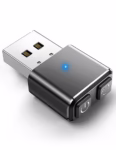 meatanty Metal Mouse Jiggler [UK Design] - Undetectable USB Mover with 3 Smart Modes, Auto-Cursor Simulator for PC/Laptop, Plug & Play (Driver-Free, IT-Stealth)