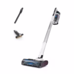 Shark PowerPro Cordless Stick Vacuum Cleaner, Anti Hair Wrap, FloorDetect Tech, Anti-Allergen, Up to 50min Runtime, XL Dust Cup, Handheld Mode, Crevice & Upholstery Tool, Silver/Mauve IZ370UK