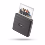 instax WIDE film format LINK photo printer, Bluetooth connection, photo editing App with 30+ templates, suitable for iOS/Android smartphones, Mocha Gray