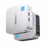 ACEMAGICIAN Vista V1 Ultra small Mini PC Windows 11 Pro, Ιntel Alder Lake N97(Beat N95/N100/N150,up to 3.60GHz), 16GB RAM/512GB M.2 SSD, Mini Computer Support 4K@60Hz Output/WiFi/BT/USB 3.2 for Home